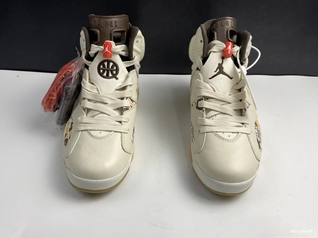 Rep TBkick (2020) Jordan Brown CZ4152-100 Sail 6 Quai54 Retro AIR 0728